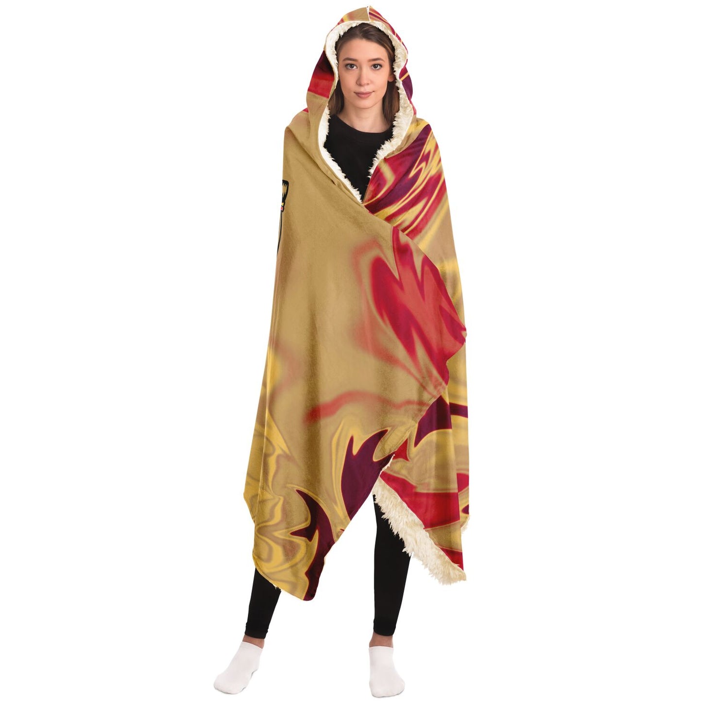 Chiefs Kingdom Tomahawk Hoodie Blanket